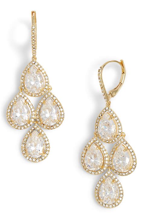 gold chandelier earrings Nordstrom